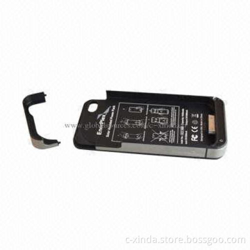 Solar Battery Case for iPhone4/4S, Built-in 1,400mAh Capacity with CIGS PV Panel 0.38W
